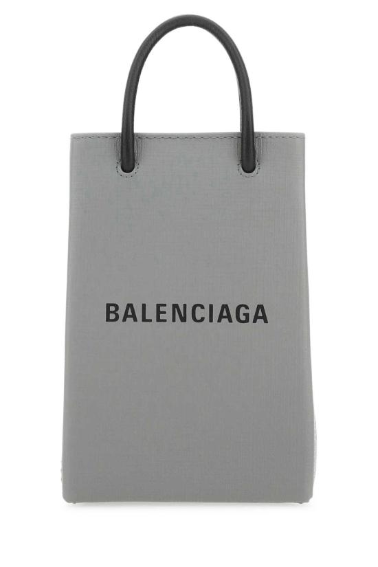 25FW 발렌시아가 카프스킨 스마트폰 숄더백 7577730AI2N 1160 Grey
