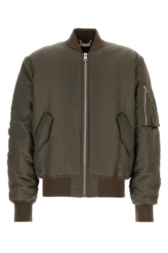  1989 스튜디오 자켓 FW24113LOGO BRN Brown