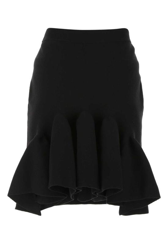  보테가베네타 스커트 666516V12V0 1000 Black - BOTTEGA VENETA