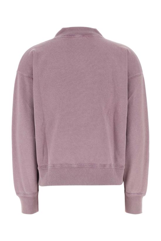 26FW 이자벨마랑에뚜왈 모비 코튼 스웨트셔츠 로고 SW0003FAD1M04E RWEC Purple - ISABEL MARANT ETOILE
