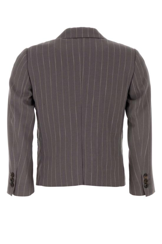 26SS 드리스 반 노튼 수트 자켓 2610104033306 403 Stripped - DRIES VAN NOTEN