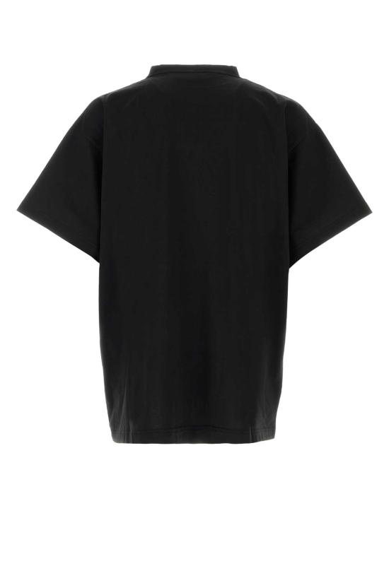 26FW 발렌시아가 더 도어 오버사이즈 티셔츠 850345TUVO4 1000 Black - BALENCIAGA