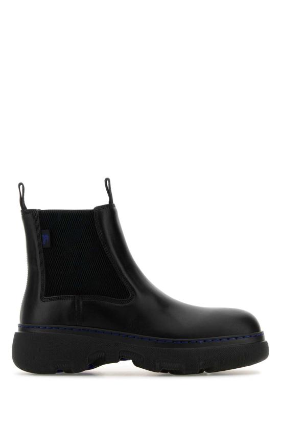 25FW 버버리 레더 첼시 부츠 8092588 A1189 Black