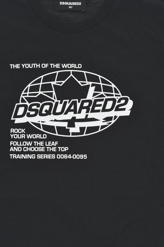  [키즈] 디스퀘어드2 티셔츠 DQ1978 D00MV DQ900 Black - DSQUARED2