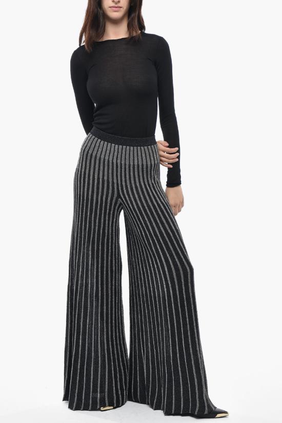  스텔라 맥카트니 팔라초 팬츠 6K00963S23418490 Silver - STELLA MCCARTNEY