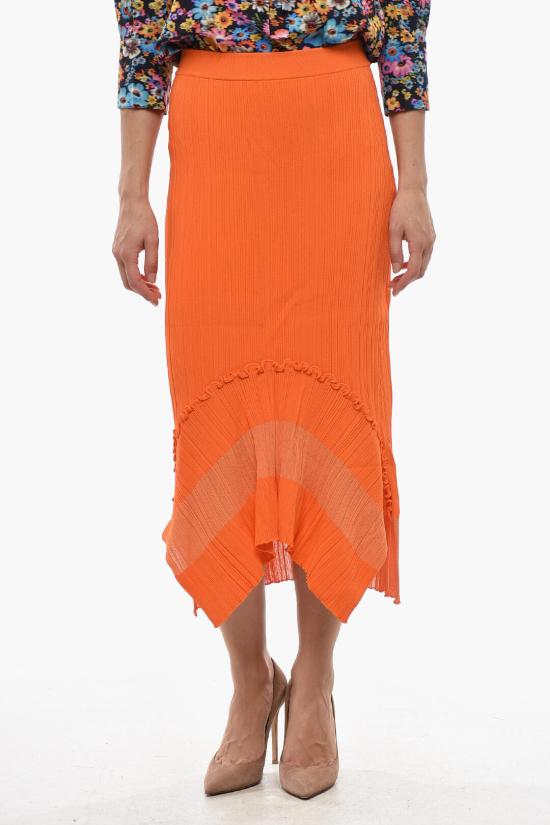  스텔라 맥카트니 롱 스커트 6K00453S23177512 Orange
