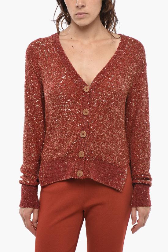  스텔라 맥카트니 가디건 6K01413S23426302 Arancio Rosso
