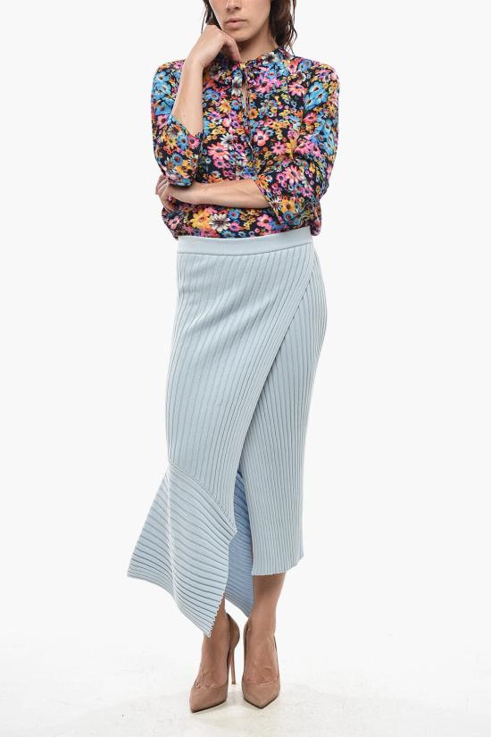  스텔라 맥카트니 롱 스커트 6K01463S23394008 Light blue - STELLA MCCARTNEY