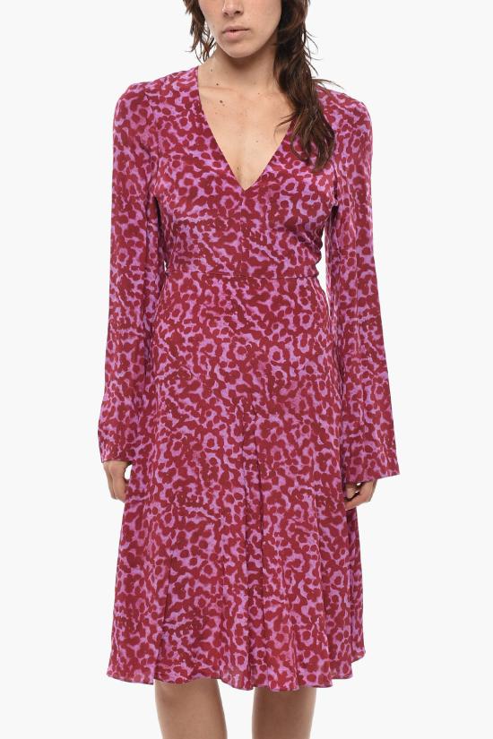  스텔라 맥카트니 미디 스커트 6A00833AS3565610 Rosa Burgundy - STELLA MCCARTNEY