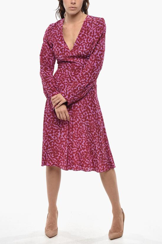  스텔라 맥카트니 미디 스커트 6A00833AS3565610 Rosa Burgundy