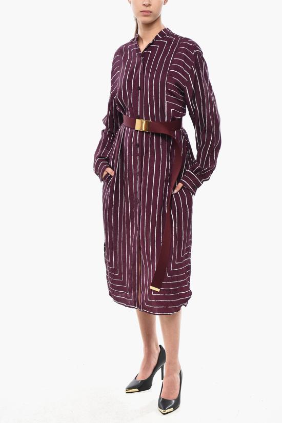  스텔라 맥카트니 미디 스커트 6A00843AS3545000 Burgundy