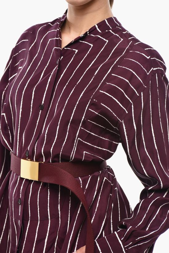  스텔라 맥카트니 미디 스커트 6A00843AS3545000 Burgundy - STELLA MCCARTNEY