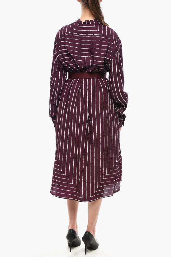 스텔라 맥카트니 미디 스커트 6A00843AS3545000 Burgundy - STELLA MCCARTNEY