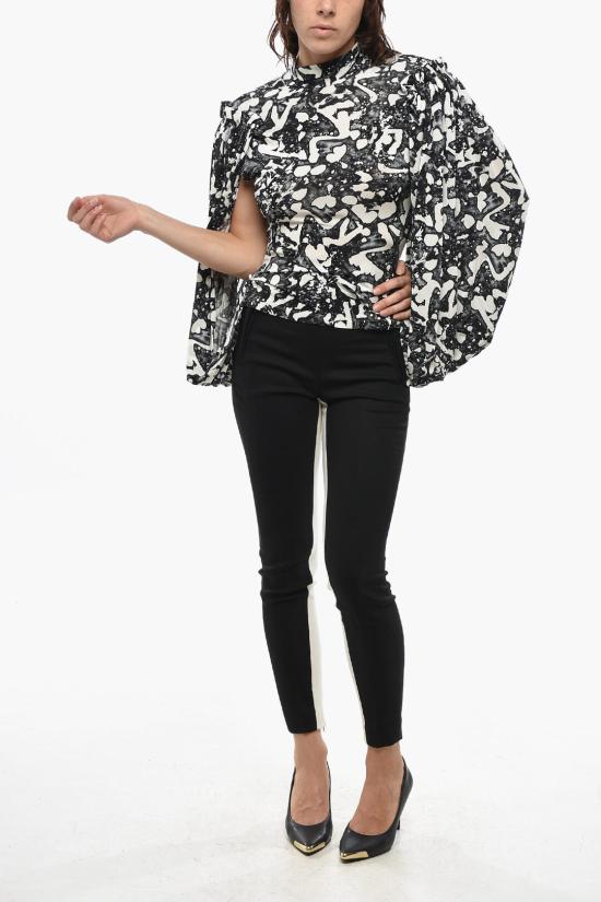  스텔라 맥카트니 블라우스 6J00793SPW861065 Black White - STELLA MCCARTNEY