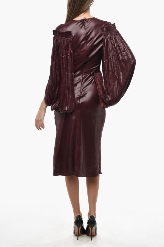  스텔라 맥카트니 미디 원피스 6A00623AU3525000 Burgundy - STELLA MCCARTNEY