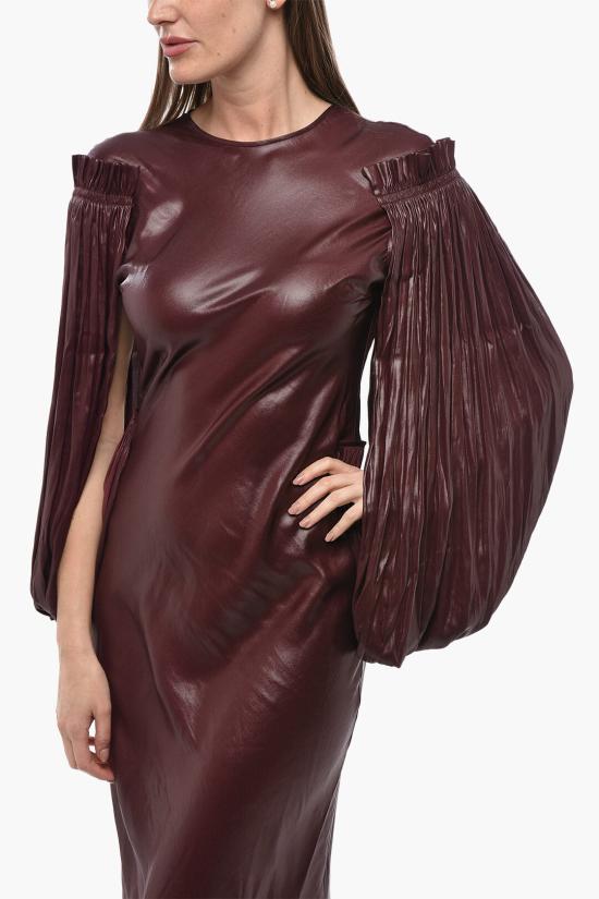  스텔라 맥카트니 미디 원피스 6A00623AU3525000 Burgundy - STELLA MCCARTNEY