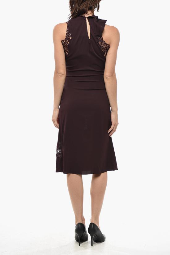  스텔라 맥카트니 미디 스커트 6A00813AU3505000 Marrone Burgundy - STELLA MCCARTNEY