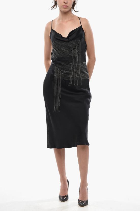  스텔라 맥카트니 미디 스커트 6A00823AU3091000 Black