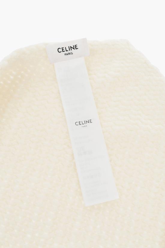  셀린느 캐시미어 앤 실크 반다나 AA09J089901OW White - CELINE
