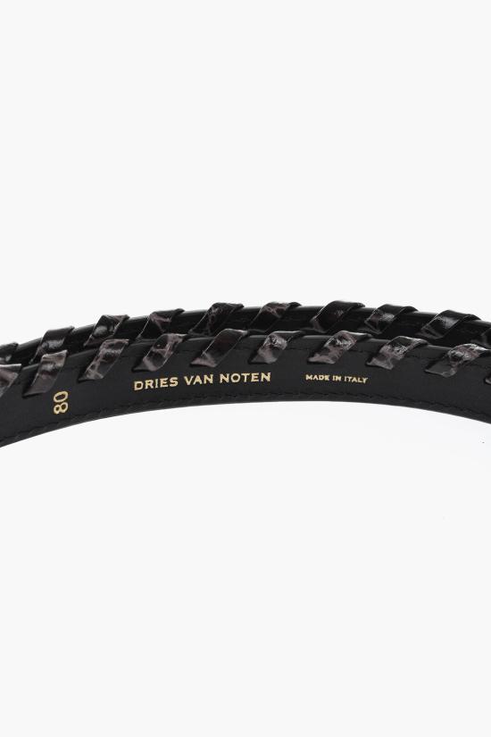  드리스 반 노튼 레귤러 벨트 252011402596811 Black - DRIES VAN NOTEN