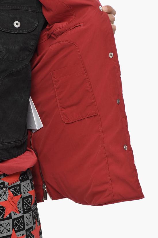  오프화이트 패딩 조끼 OMEX001F23FAB0012900 Red - OFF WHITE