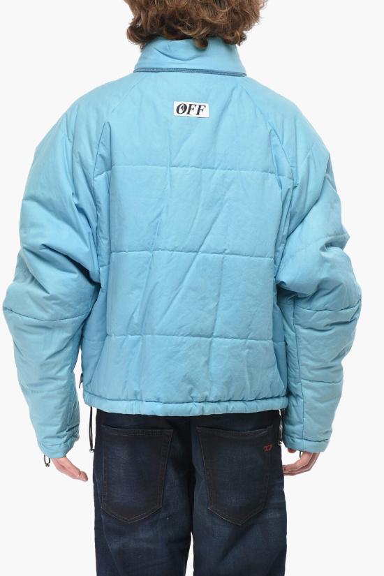  오프화이트 숏패딩 OMED023S20H940203000 Light blue - OFF WHITE