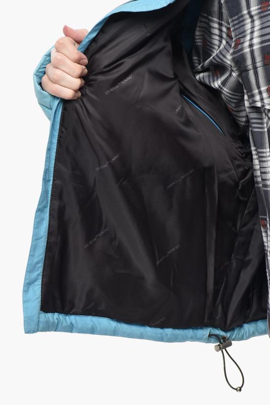  오프화이트 숏패딩 OMED023S20H940203000 Light blue - OFF WHITE