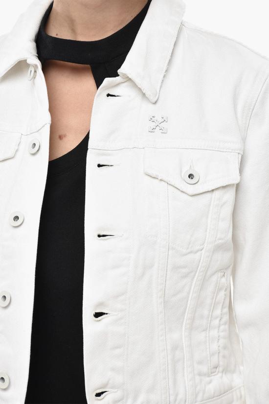  오프화이트 데님 자켓 OWYE008S19D620470110 White - OFF WHITE