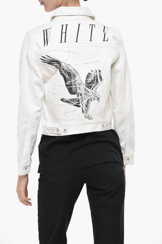  오프화이트 데님 자켓 OWYE008S19D620470110 White - OFF WHITE