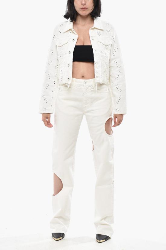  오프화이트 데님 자켓 OWYE008S19D620510101 White - OFF WHITE
