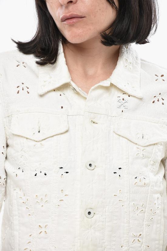  오프화이트 데님 자켓 OWYE008S19D620510101 White - OFF WHITE