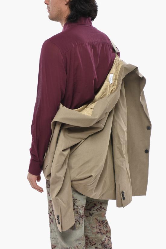  오프화이트 수트 자켓 OMEN063F23FAB0016161 Beige - OFF WHITE