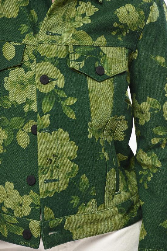  오프화이트 데님 자켓 OWYE012E20DEN0035518 Green - OFF WHITE