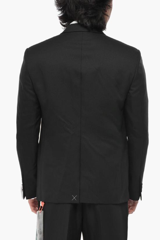  오프화이트 수트 자켓 OMEN045C99FAB0011000 Black - OFF WHITE