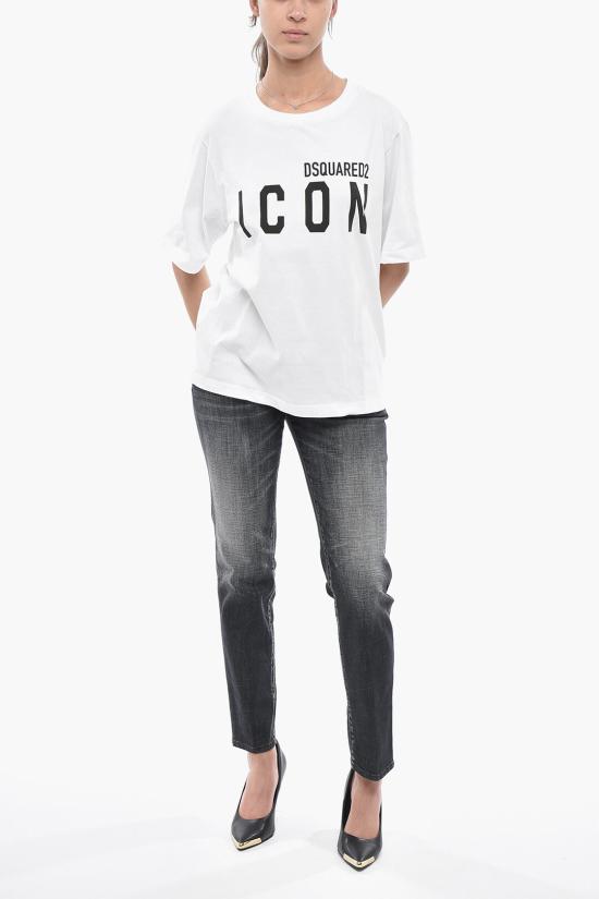  디스퀘어드2 반팔 티셔츠 S80GC0003S23009100 White - DSQUARED2