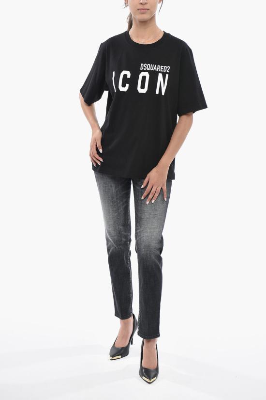  디스퀘어드2 반팔 티셔츠 S80GC0056D20020900 Black - DSQUARED2