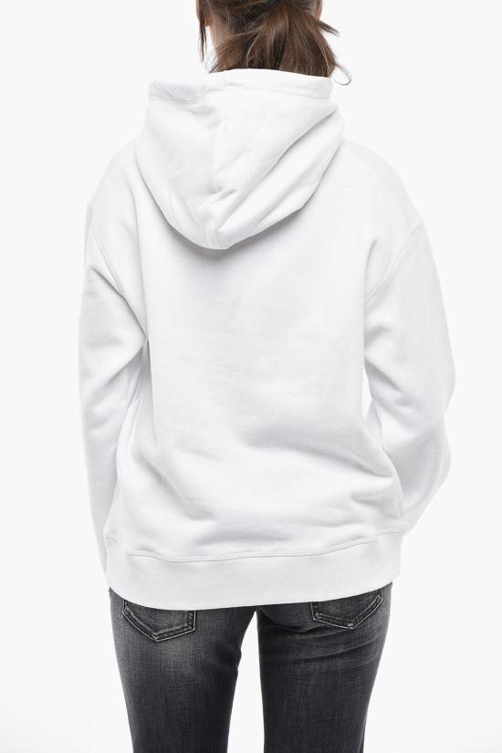  디스퀘어드2 후드 티셔츠 S80GU0002S25516966 Black White - DSQUARED2
