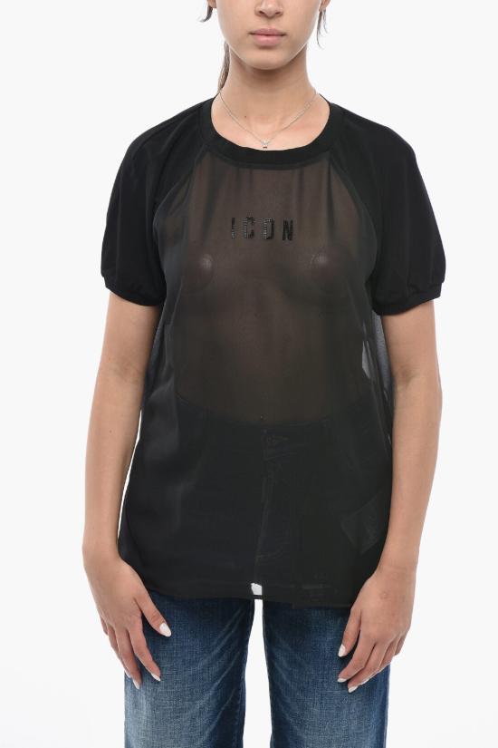  디스퀘어드2 반팔 티셔츠 S80GC0077S24588900 Black