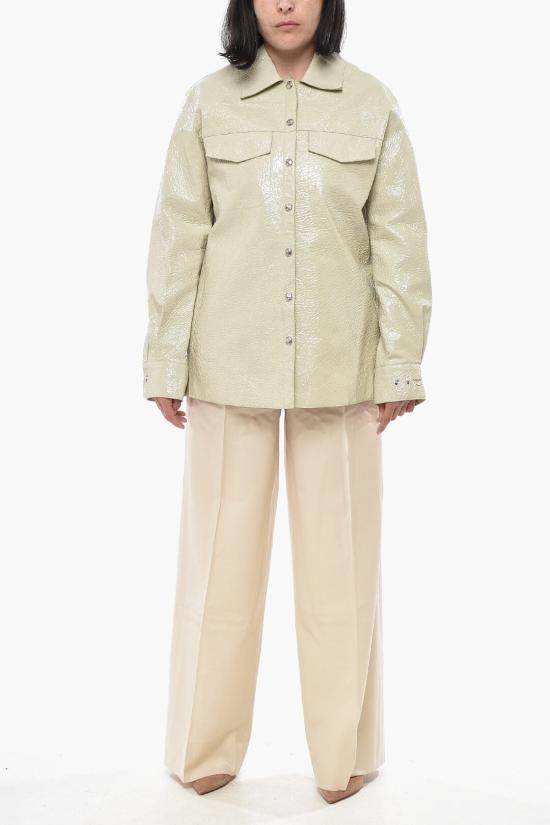 오프화이트 셔츠 OWJE007F21LEA0010500 Beige - OFF WHITE