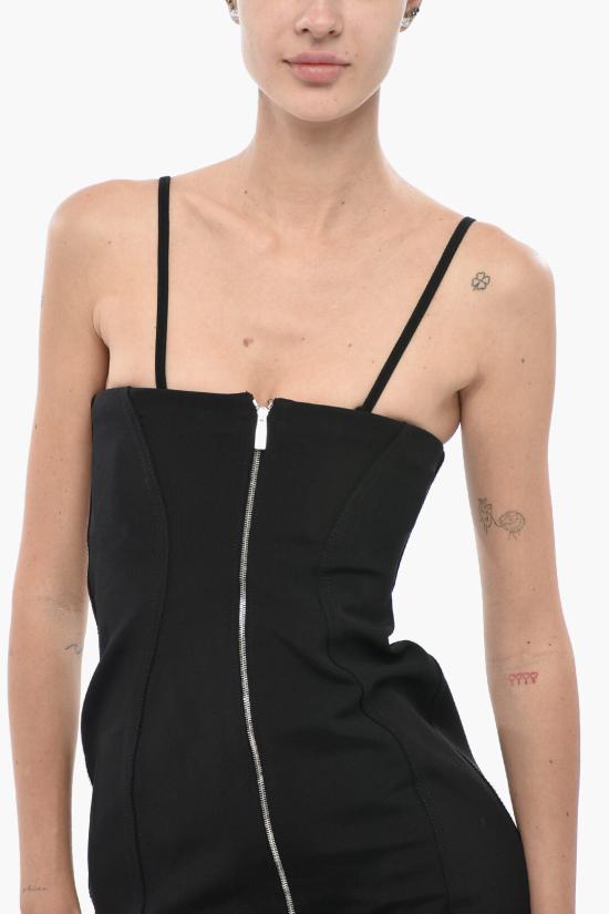  오프화이트 미디 스커트 OWDB465S23JER0011000 Black - OFF WHITE