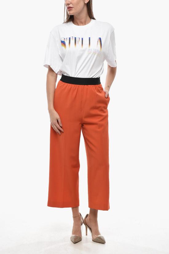  스텔라 맥카트니 스트레이트 팬츠 6400223AU7017510 Red - STELLA MCCARTNEY