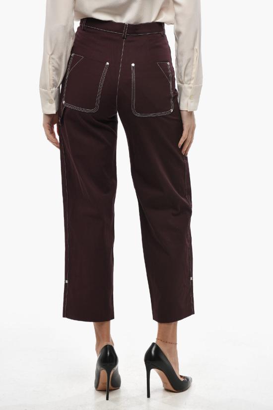  스텔라 맥카트니 스트레이트 팬츠 6400373AU4502003 Brown - STELLA MCCARTNEY