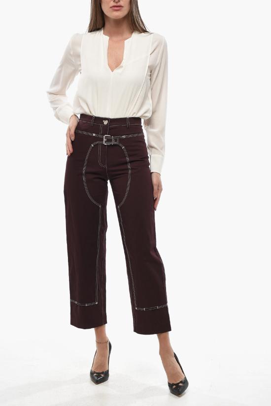  스텔라 맥카트니 스트레이트 팬츠 6400373AU4502003 Brown - STELLA MCCARTNEY