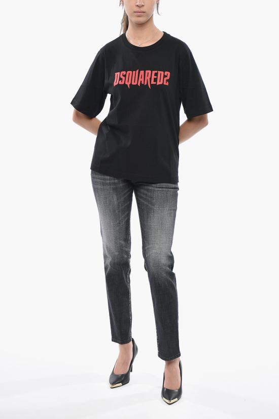  디스퀘어드2 반팔 티셔츠 S75GD0419D20014900 Black - DSQUARED2