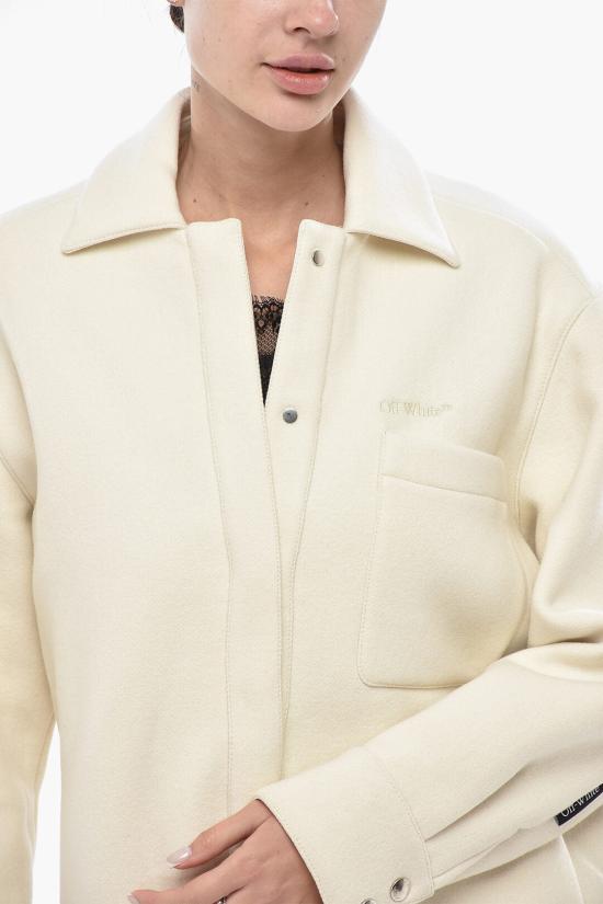  오프화이트 자켓 OWES004S25FAB0010B00 White - OFF WHITE
