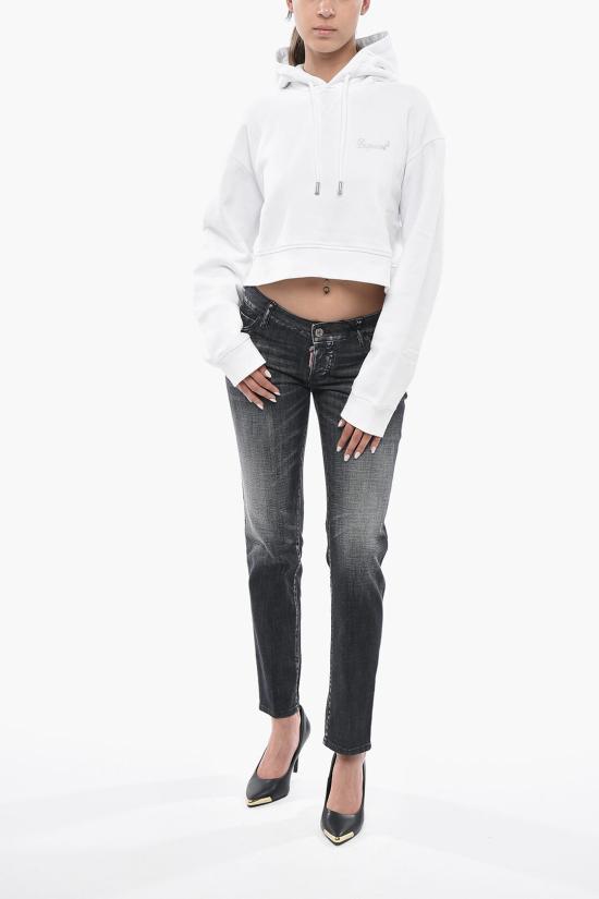  디스퀘어드2 후드 티셔츠 S75GU0547S25516100 White - DSQUARED2