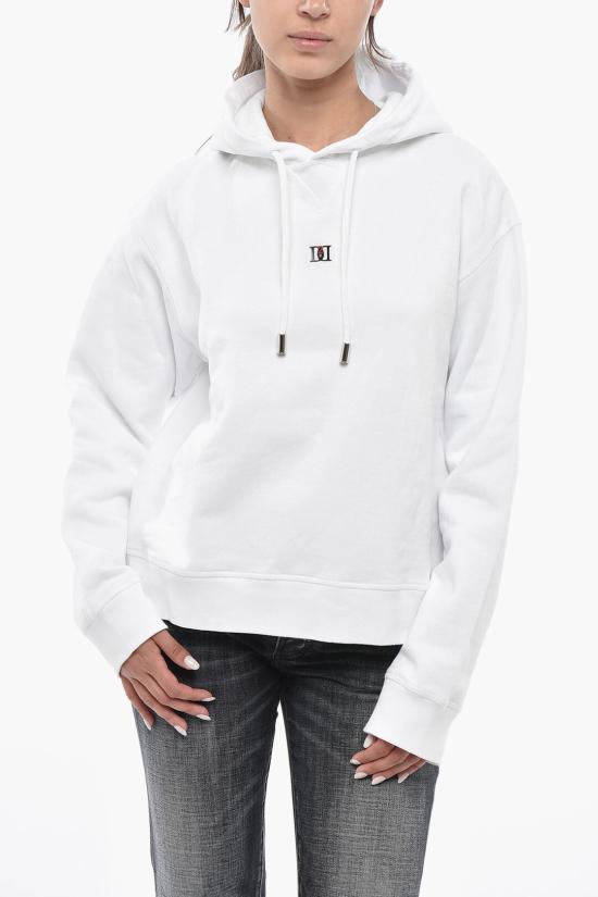  디스퀘어드2 후드 티셔츠 S75GU0553S25516100 White