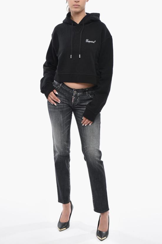  디스퀘어드2 후드 티셔츠 S75GU0547S25516900 Black - DSQUARED2