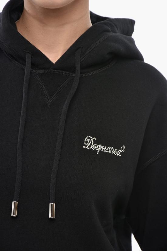  디스퀘어드2 후드 티셔츠 S75GU0547S25516900 Black - DSQUARED2