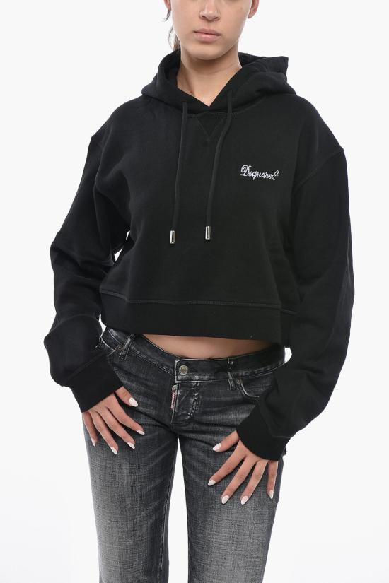  디스퀘어드2 후드 티셔츠 S75GU0547S25516900 Black